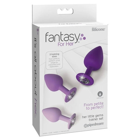 Fantasy for Her Little Gems Butt Plug Trainer Set - Butt Plugs