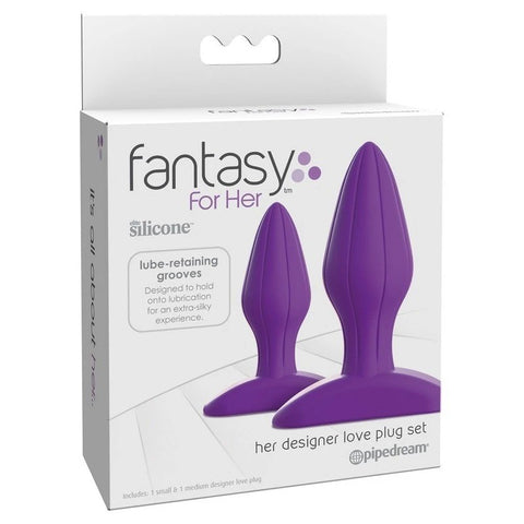 Fantasy for Her Her Designer Love Silicone Plug Set - Butt Plugs