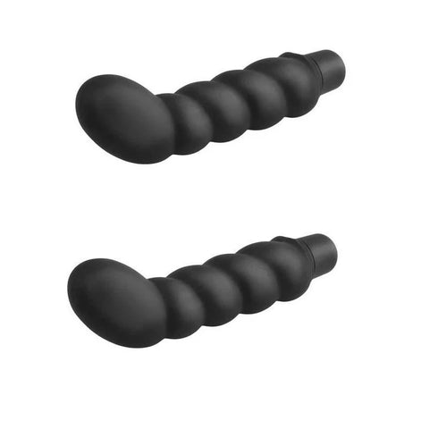 Anal Fantasy Collection Ribbed P-Spot Vibrator - Prostate Toys