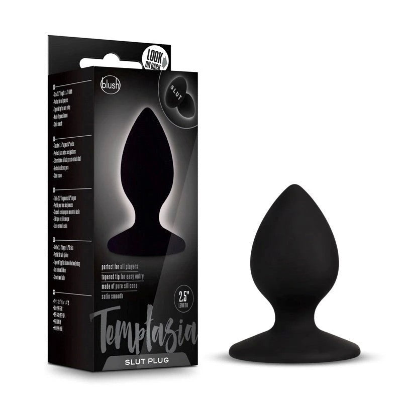 Temptasia Slut Plug Black Butt Plugs