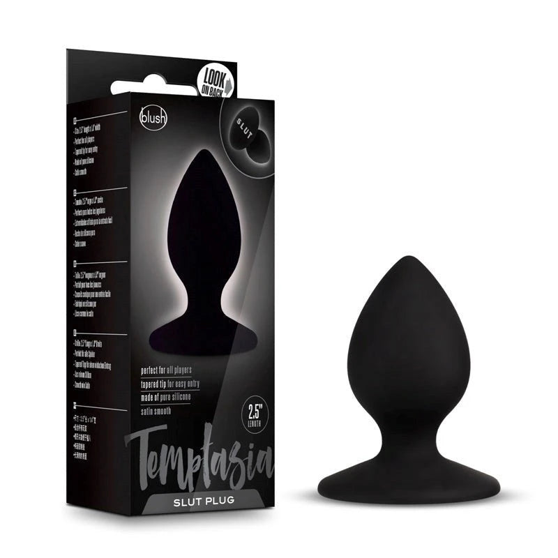 Temptasia Slut Plug Black Butt Plugs
