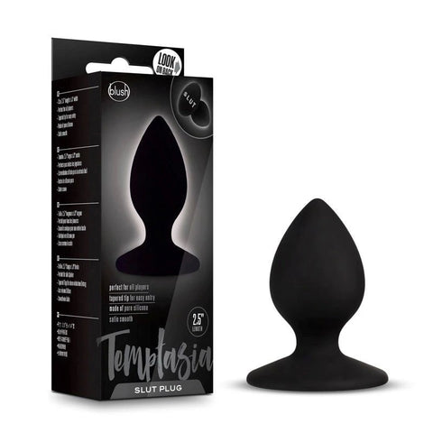 Temptasia Slut Plug Black - Butt Plugs
