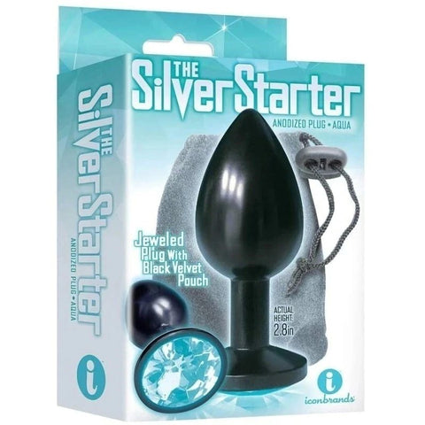 The 9's Silver Starter Anodized Plug - Butt Plugs