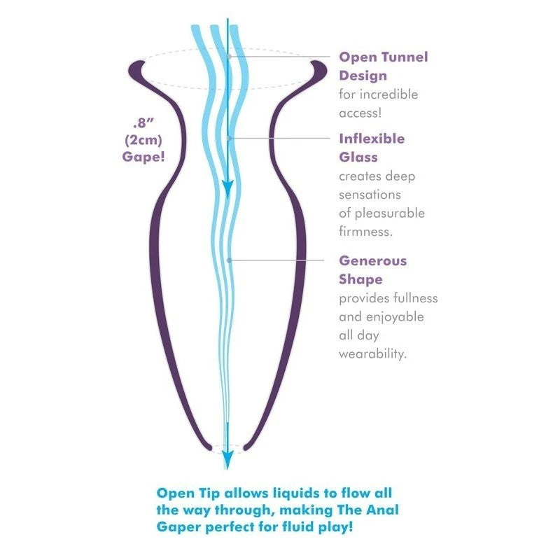 Anal Fantasy Elite Anal Gaper Silicone Butt Plug Butt Plugs