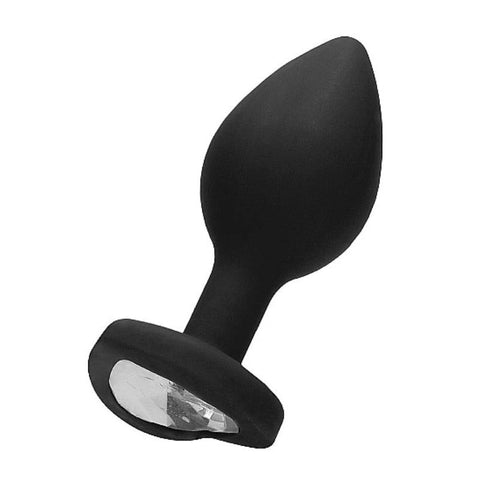 Shots Toys - Ouch! Diamond Heart Butt Plug - Premium Anal Satisfaction - Butt Plugs