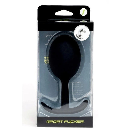 Sport Fucker Thunder Plug Large Black - Butt Plugs