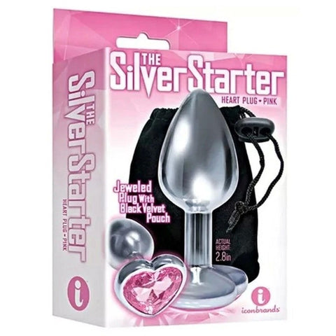 Icon Brands Silver Starter - Sensual Delight for Exploration - Butt Plugs