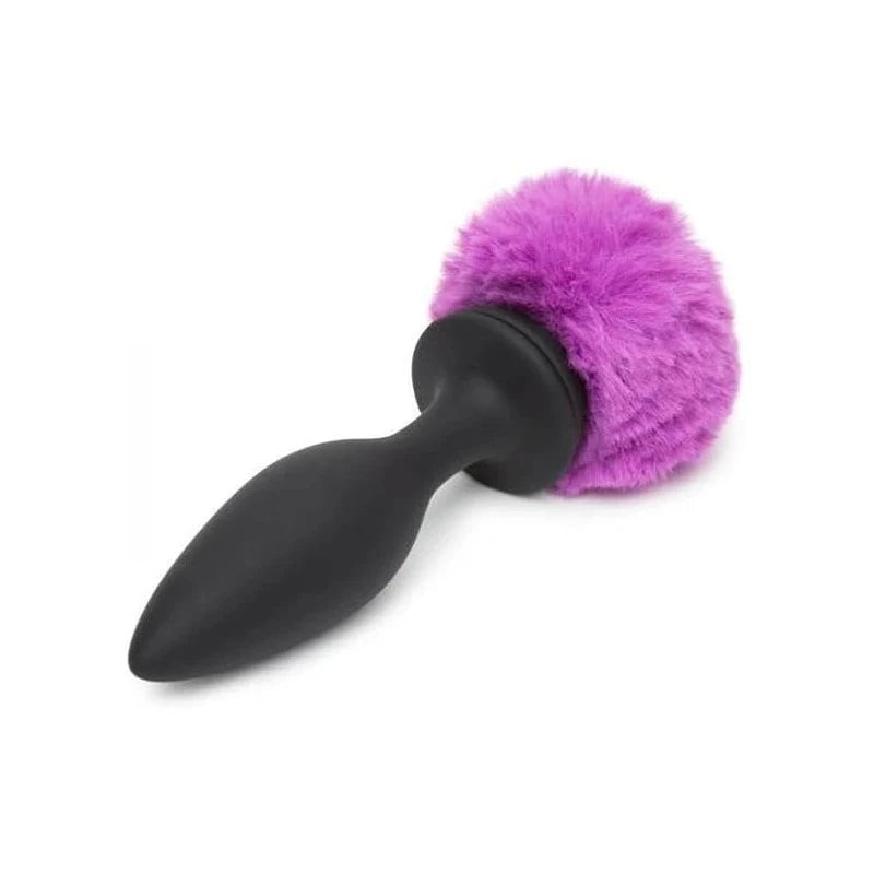 Happy Rabbit Rechargeable Vibrating Bunny Tail Butt Plug Anal Vibrators