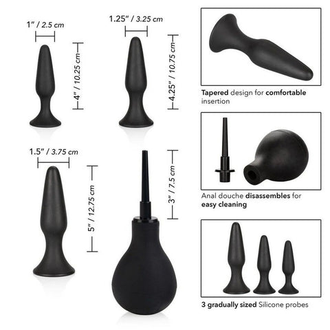 California Exotics Ultimate Anal Play Set Toy Kit - Butt Plugs