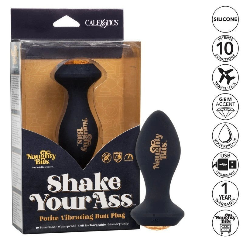 Naughty Bits Shake Your Ass Vibrating Anal Plug Anal Vibrators