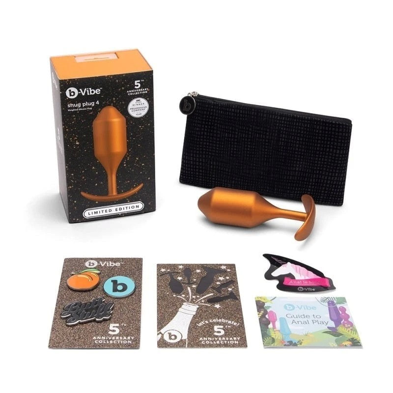b-Vibe Snug Plus Sunburst Limited Edition 4 Butt Plugs