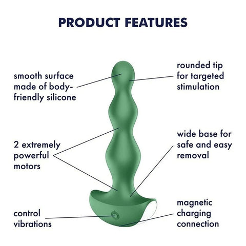 Satisfyer Lolli Plug 2 USB Rechargeable Anal Vibrator - Anal Vibrators