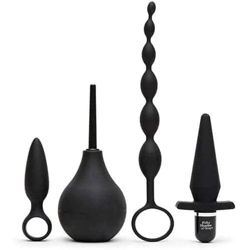 Fifty Shades of Grey Pleasure Overload Starter Anal Kit Butt Plugs