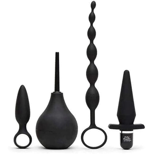 Fifty Shades of Grey Pleasure Overload Starter Anal Kit - Butt Plugs