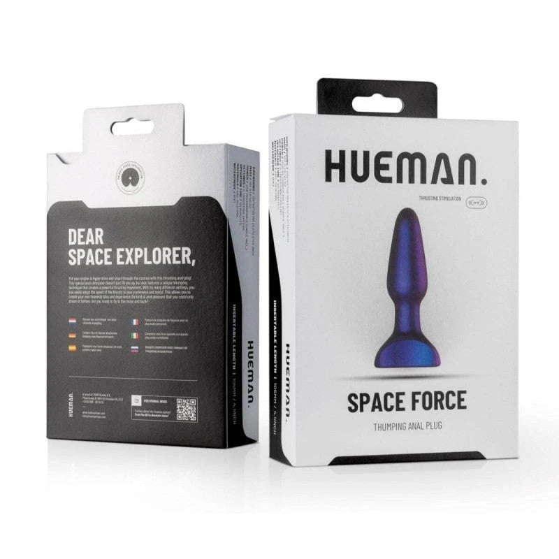Hueman Space Force Thumping Anal Pleasure Plug Anal Vibrators