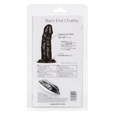 California Exotics Back End Chubby Realistic Dong - Butt Plugs