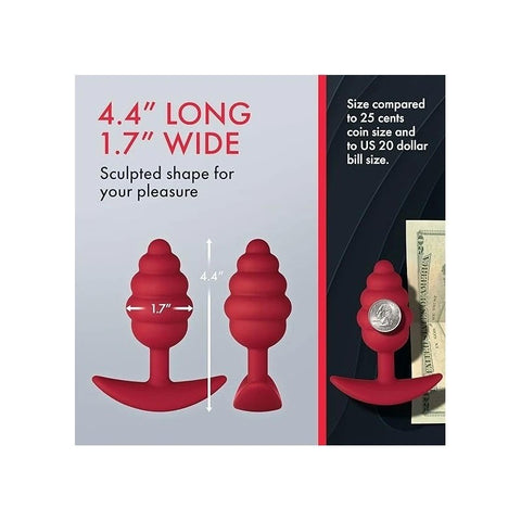Forto F-83 Premium Silicone Honey Dipper Plug - Explore New Heights - Butt Plugs