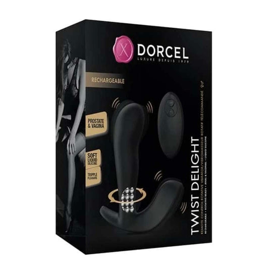 Marc Dorcel's Dual-Spot Rotating Pleasure Vibrator - Prostate Toys