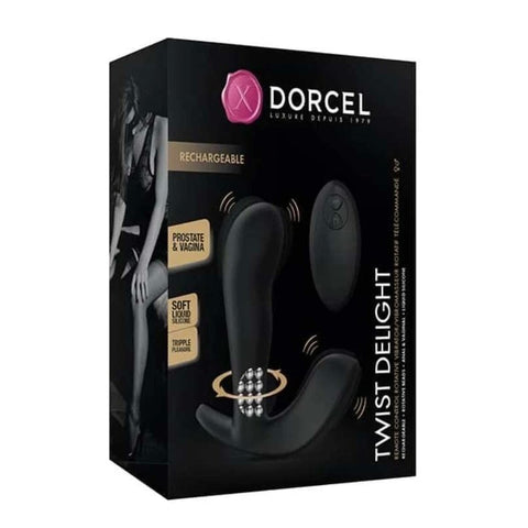 Marc Dorcel's Dual-Spot Rotating Pleasure Vibrator - Prostate Toys
