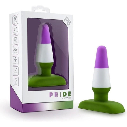 Avant Pride P6 Beyond - Elegant Silicone Anal Plug with Harness Compatibility - Butt Plugs