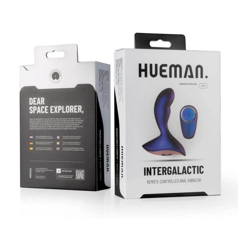 Hueman Intergalactic Remote Controlled Anal Vibrator Butt Plugs
