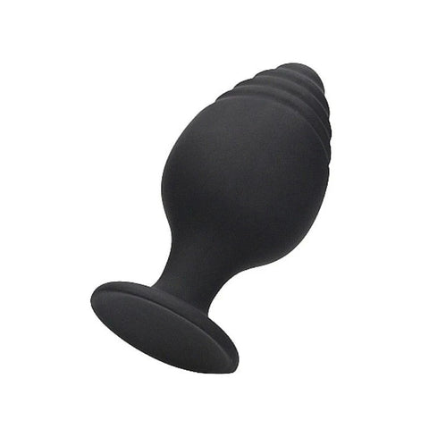 Ouch! Rippled Pleasure Plug - Sensational 3-Piece Set - Butt Plugs