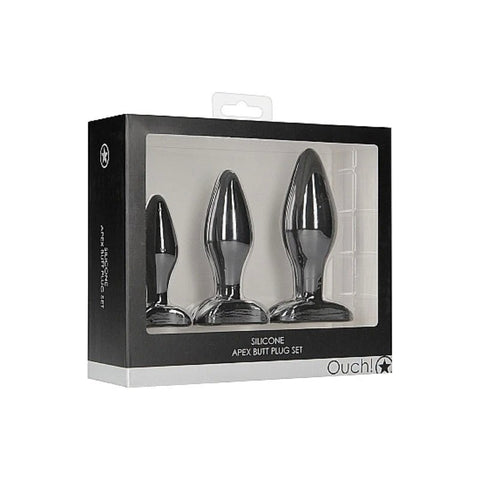 Ouch! Apex Butt Plug Set - Butt Plugs