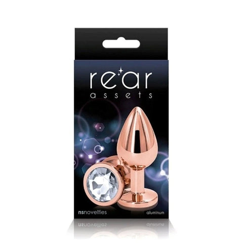 Rear Assets Rose Gold Medium - Butt Plugs