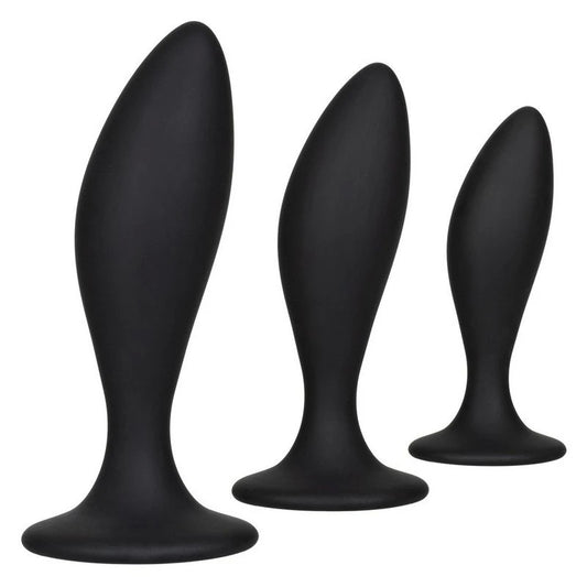 California Exotics Silicone Curve Anal Plug Kit - Butt Plugs