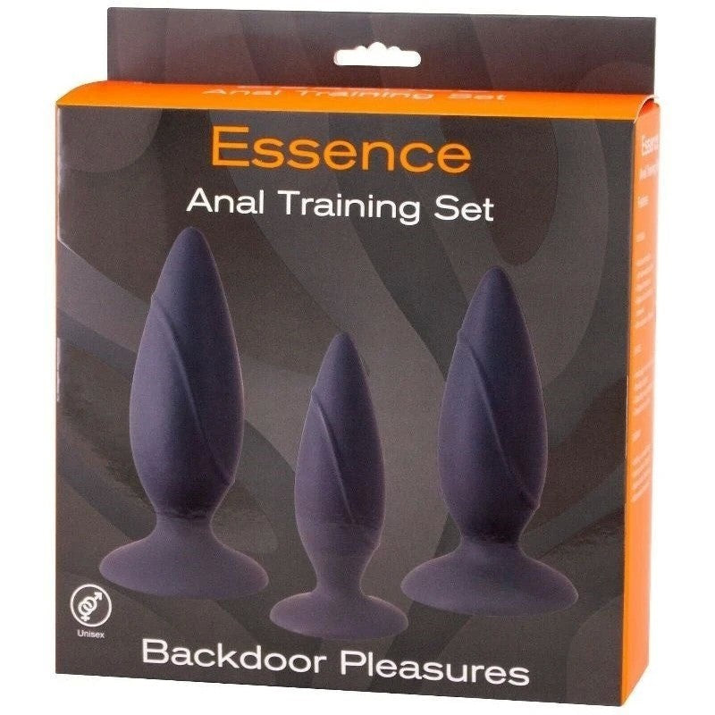 Essence Anal Training Set Black Butt Plugs