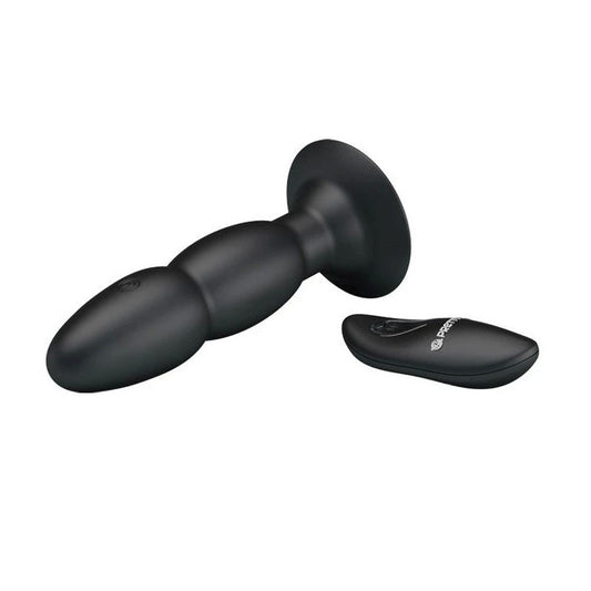 Pleasure Unleashed - Beaded Remote Anal Vibrator - Anal Vibrators