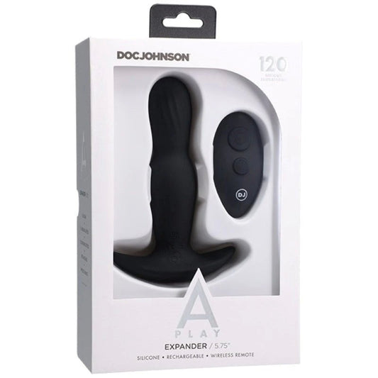 A-Play EXPANDER Rechargeable Silicone Anal Plug with Remote - Prostate Toys
