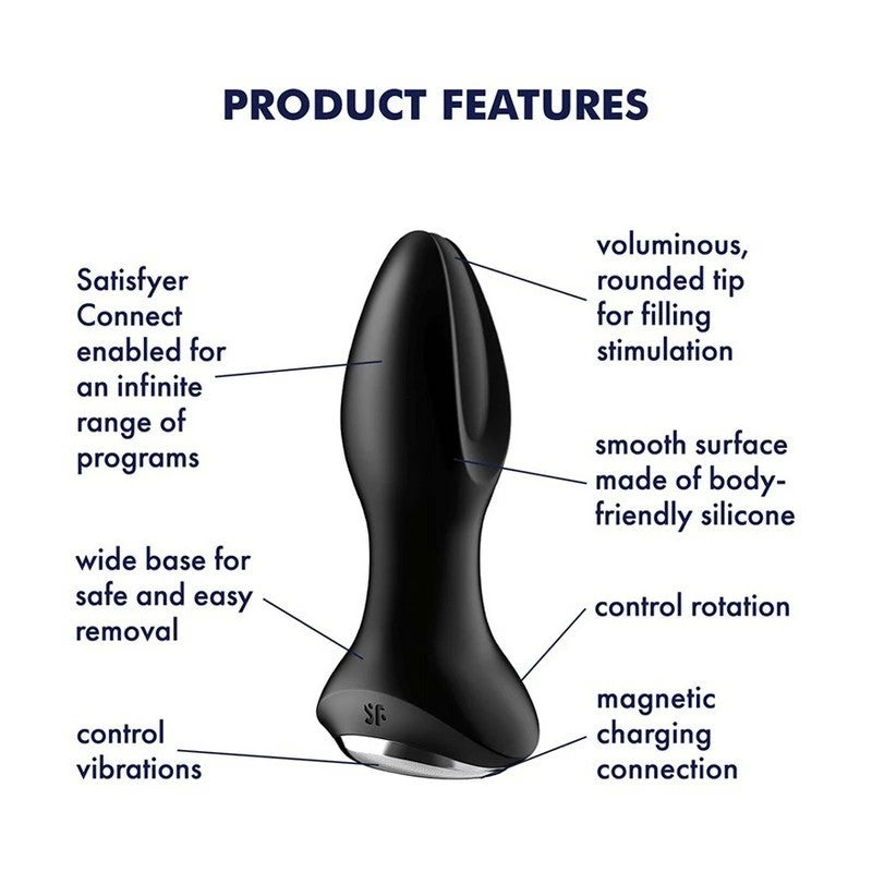 Satisfyer Rotator Plug 2 App Controlled Anal Vibrator Anal Vibrators