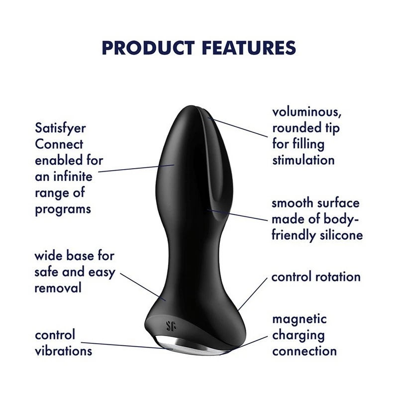 Satisfyer Rotator Plug 2 App Controlled Anal Vibrator Anal Vibrators