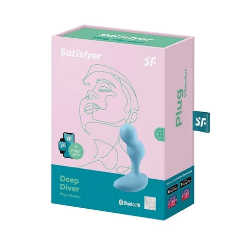 Satisfyer Deep Diver App Controlled Vibrating Butt Plug - Butt Plugs