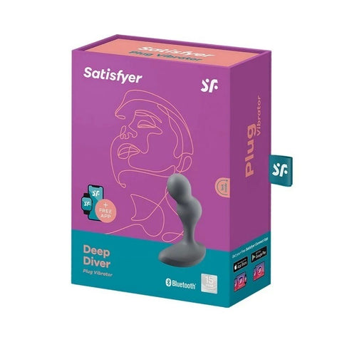 Satisfyer Deep Diver App Controlled Vibrating Butt Plug - Butt Plugs