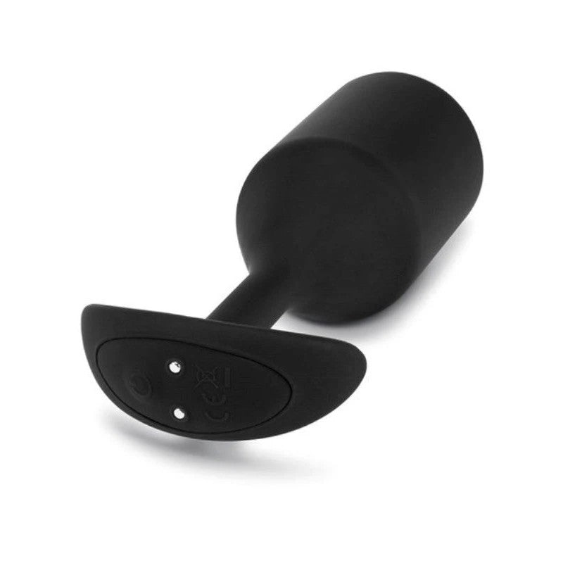 b-Vibe Vibrating Snug Plug XXL Black (size 5) - Butt Plugs