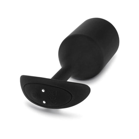 b-Vibe Vibrating Snug Plug XXL Black (size 5) - Butt Plugs
