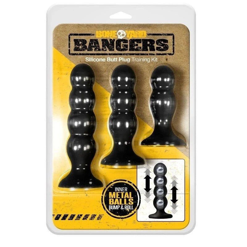 Boneyard Bangers Training Kit - Unleash Pleasure Beyond Imagination Butt Plugs