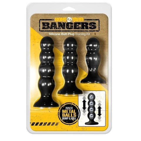 Boneyard Bangers Training Kit - Unleash Pleasure Beyond Imagination - Butt Plugs