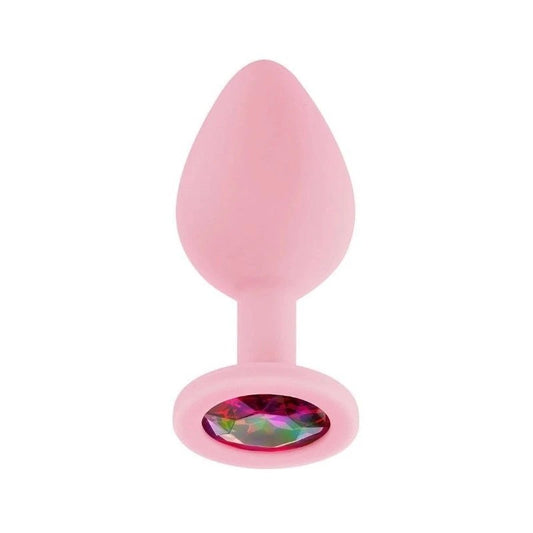 Luv Inc Jp32 Medium Jeweled Plug Pink Prostate Toys