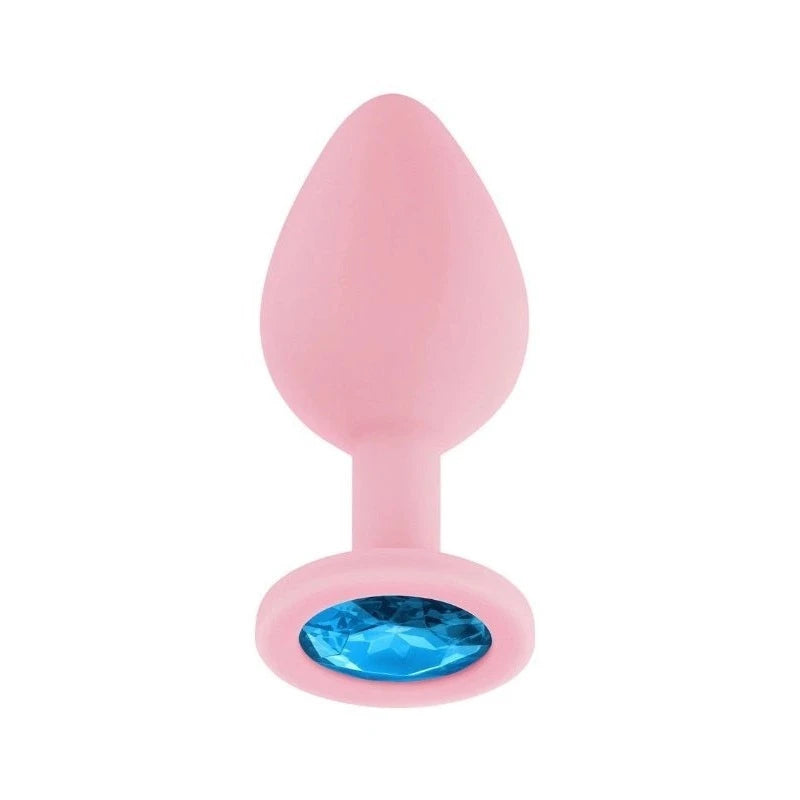 Luv Inc Jp32 Medium Jeweled Plug Pink Prostate Toys