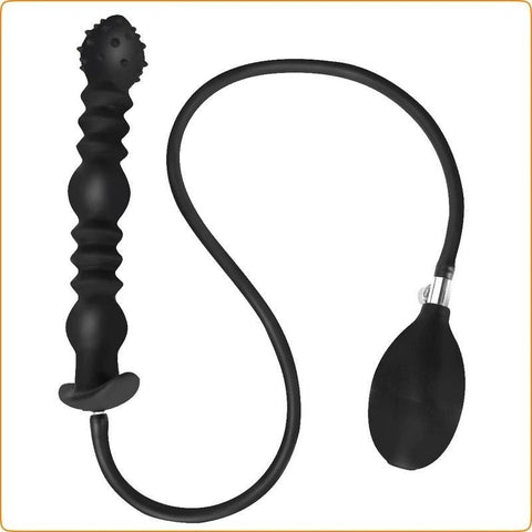 Thrusting 3 Balls Inflatable Dildo Plug - Butt Plugs