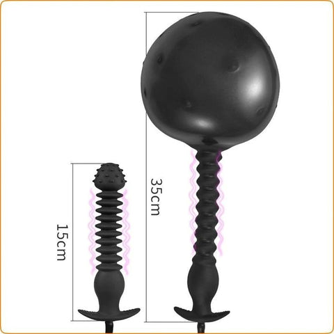 Inflatable Dildo Thrusting Anal Plug - Butt Plugs