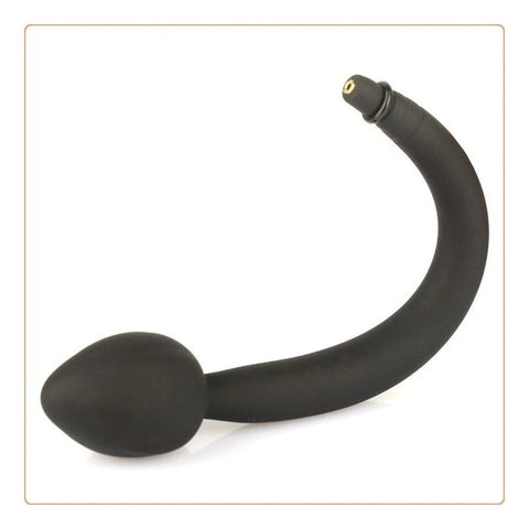 Metal Ball Inside Inflatable Dildo Plug - Butt Plugs