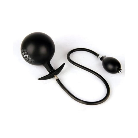 Metal Ball Inside Inflatable Dildo Plug - Butt Plugs