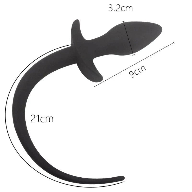 Dog Tail Silicone Butt Plug - Butt Plugs