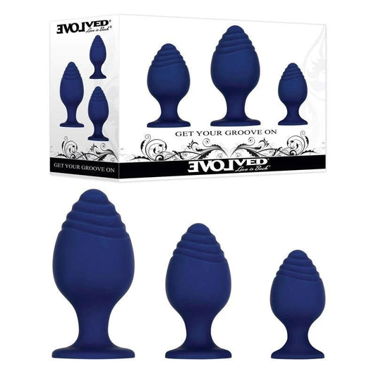 Evolved GET YOUR GROOVE ON Butt Plug Set - Butt Plugs