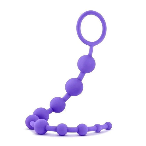 Blush Novelties' Luxe Silicone Anal Beads - Smooth, Body-Safe Indulgence - Fleshlight Male Masturbators