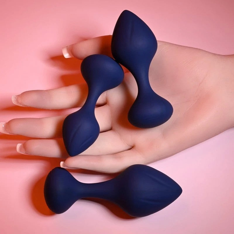 Playboy Pleasure Tail Trainer Butt Plug Set Butt Plugs